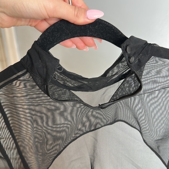 House of CB cecilia mini mesh cut out black dress - Picture 8 of 10